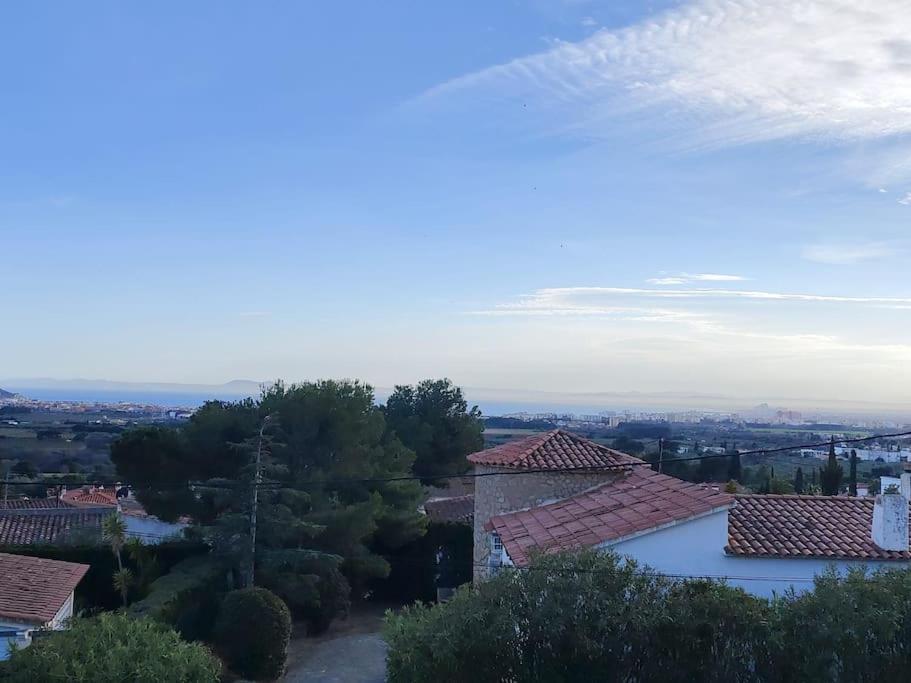 Villa Leo Con Vistas Al Mar Y Piscina Privada Rosas Exteriör bild